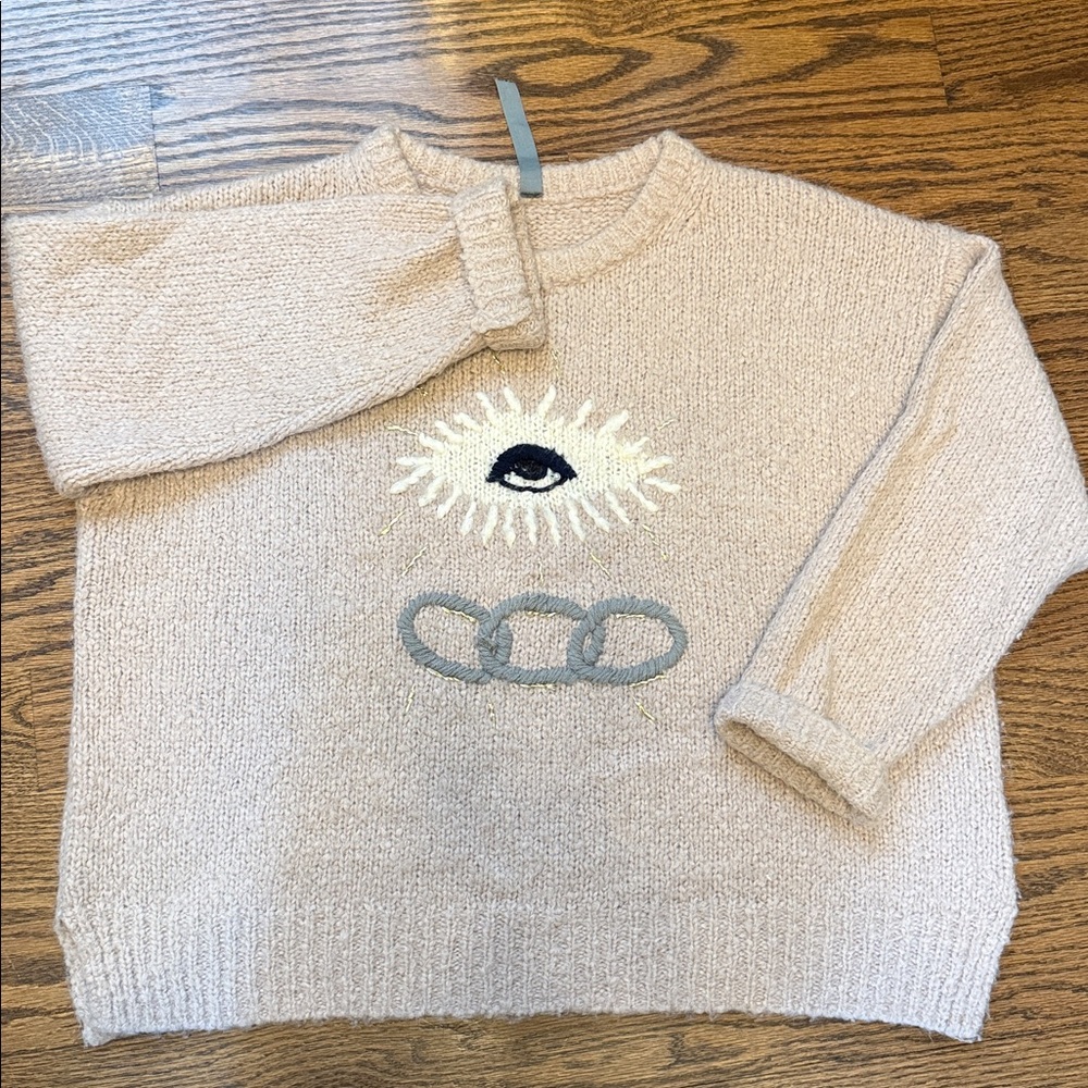 Raquel Allegra Eye Design Knit Sweater - Picture 4 of 8